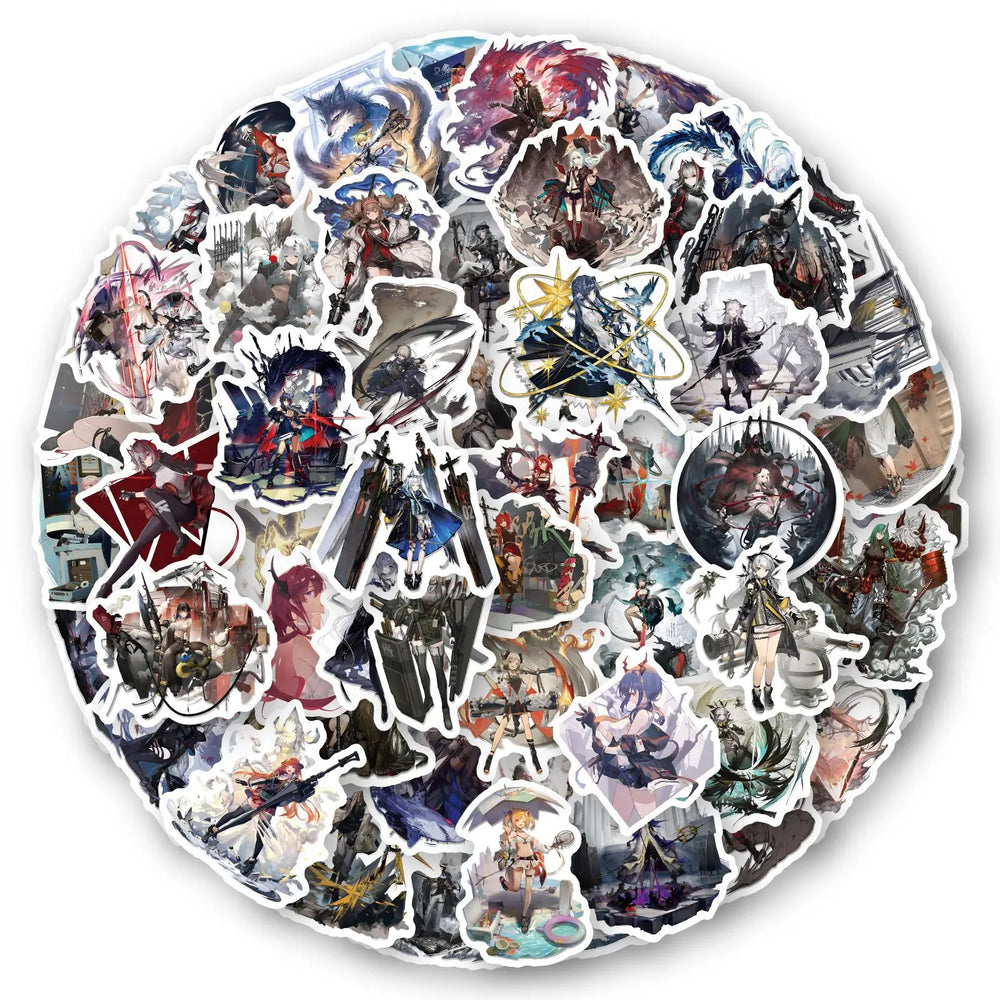 10/30/60PCS Game Arknights Stickers Graffiti Decals Kids Toy DIY Laptop Phone Suitcase Fridge Notebook Cartoon Sticker Wholesale (ONLINE ORDER ONLY)