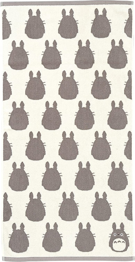 My Neighbor Totoro Big Bath Towel Grey and White (ONLINE ORDER ONLY)
