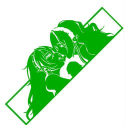 For Car Sticker Sanime Waifu Bumper Window Decal Anime RV Vinyl Motorcycle Graffiti Sticker Laser Waterproof Custom Printing (ONLINE ORDER ONLY)