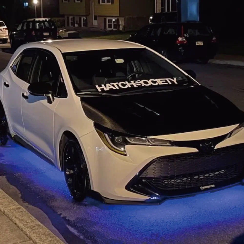 Hatch Society Car Stickers Windshield Banner JDM Graphics Fits Low Stance Decoration Sticker Die Cutting Vinyl Decals (ONLINE ORDER ONLY)