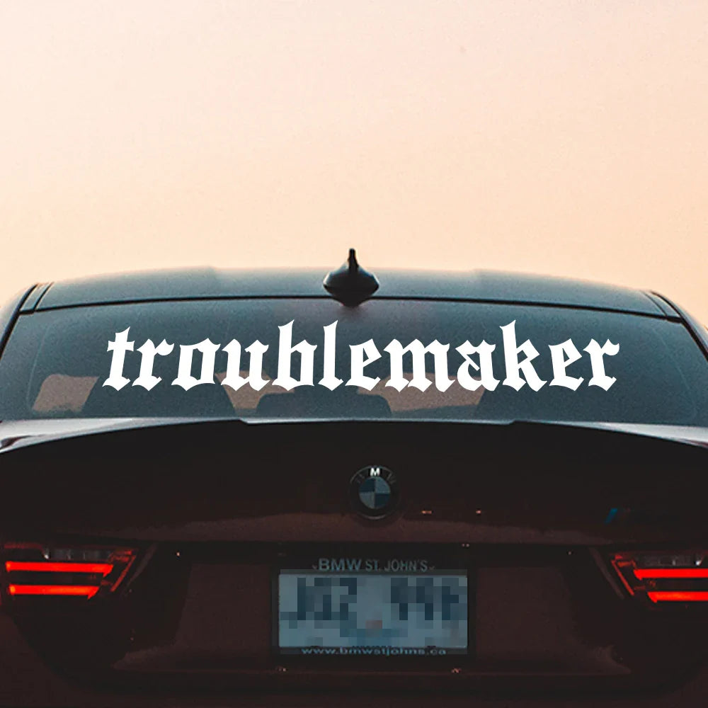 Unforgiven Window Car Sticker JDM Drift Stance Anime Motivation Dream Build Escape After The File Glass Decoration Vinyl Decals (ONLINE ORDER ONLY)