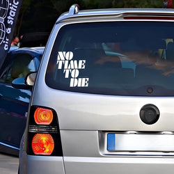NOTIMETODIE  Stickers,Car Stickers, Vinyl Decals - For Cars, Trucks, Walls, Laptops, Windows, Motorcycles, Bumpers Or Crafts (ONLINE ORDER ONLY)