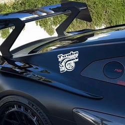 SKULL TURBO car stickers Vinyl Decals - For Cars, Trucks, Walls, Laptops, Windows, Motorcycles, Bumpers Or Crafts (Online Order Only)