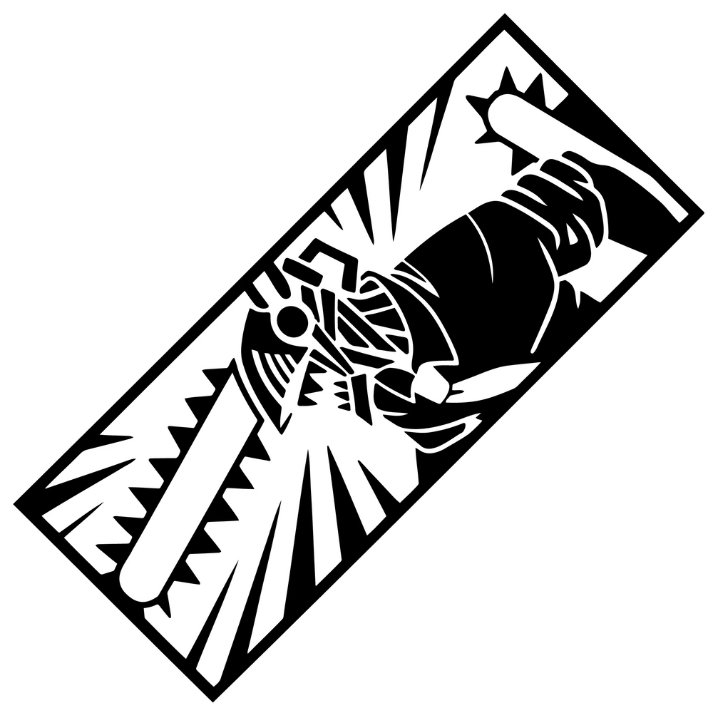 1Pcs CHAINSAWMAN Car Sticker The Window Auto Parts Decoration Laptop Computer Anime Stickers Vinyl Decals (ONLINE ORDER ONLY)