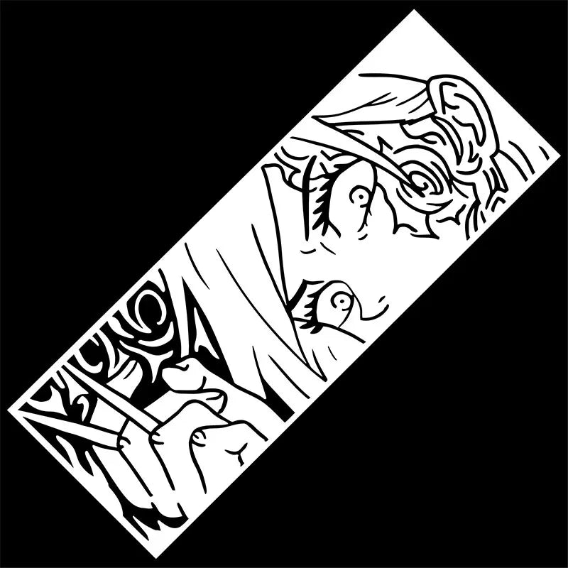 Sexy Girl Car Sticker My Domain Anime Stickers Personality Decoration Laptop Computer Auto Parts Bumper Window PVC Vinyl Decals (ONLINE ORDER ONLY)