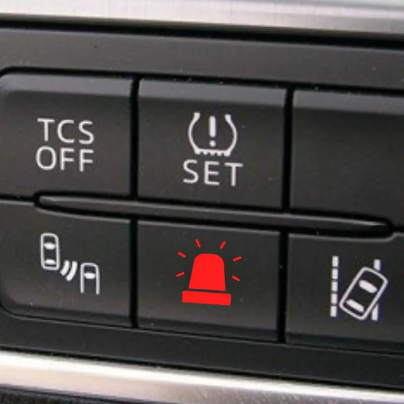1.5Cm Funny Nuclear Bom Car Stickers Decorate Your car's Interior Buttons Sticker  Grind Gears Ejection Seat Fighter Jet Decals (ONLINE ORDER ONLY)