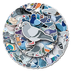 Cartoon Pigeon Stickers Decals for Kids DIY Laptop Phone Suitcase Fridge Car (ONLINE ORDER ONLY)