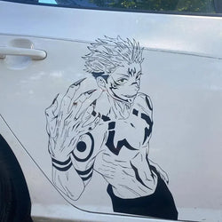 Anime Large Stickers For Car Sticker Handsome Boy Window Body Hood Decoration Die Cutting Waterproof Prevent PVC Vinyl Decals (ONLINE ORDER ONLY)