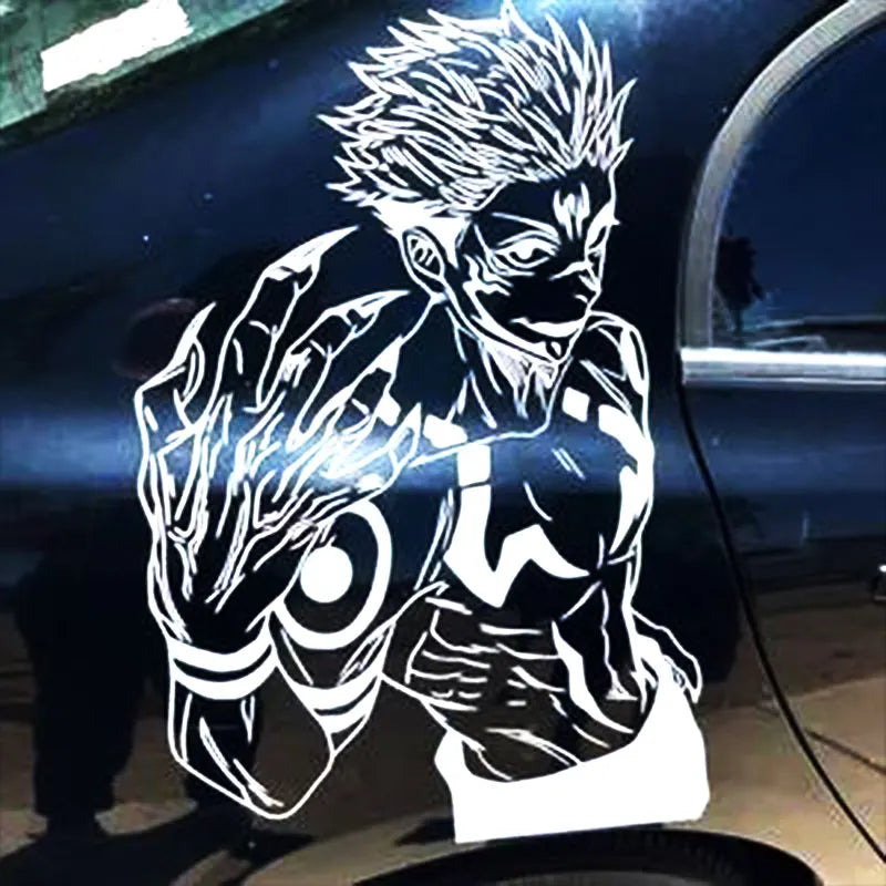 Anime Large Stickers For Car Sticker Handsome Boy Window Body Hood Decoration Die Cutting Waterproof Prevent PVC Vinyl Decals (ONLINE ORDER ONLY)
