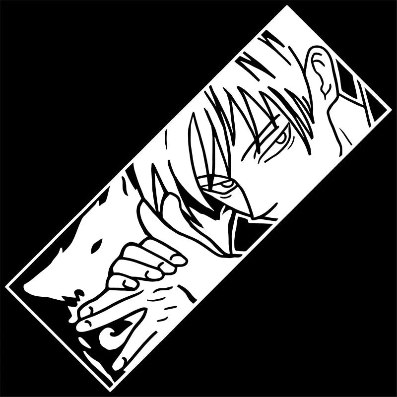 Anime Stickers  My Domain For Stickers Personality Decoration Laptop Computer Auto Parts Bumper The Window PVC Vinyl Decals (ONLINE ORDER ONLY)