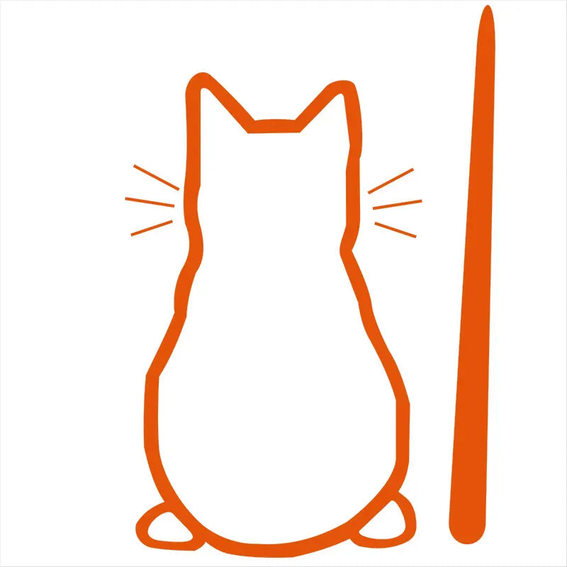 Kitty Cat Car Stickers Personalized Ecorative  Windshield Wiper Auto Parts After The File Glass Sticker Die Cutting Vinyl Decal (ONLINE ORDER ONLY)