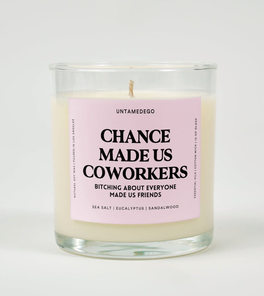 Chance Made Us Coworkers Glass Candle (Online Order Only)
