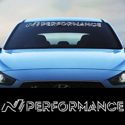 N Performance Car Stickers Windshield Styling I30N Nthusiast Racing Spirit Window Decoration Die Cutting Vinyl Decals (ONLINE ORDER ONLY)