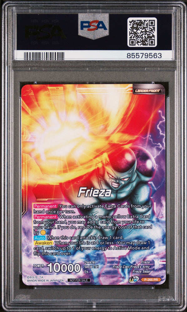 2021 DRAGON BALL SUPER UNISON WARRIOR  MCH FRIEZA, RSC MNRCH #P-265 - PSA 10 (Online Order Only)