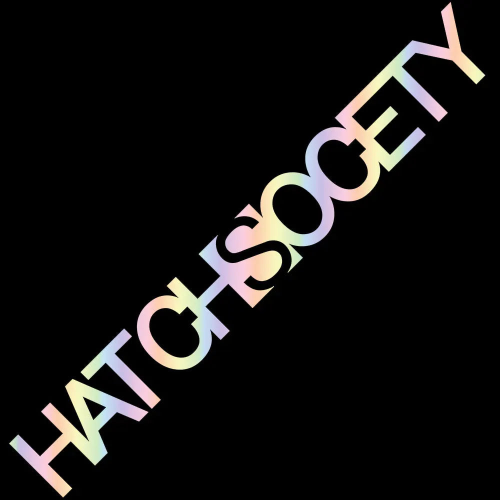 Hatch Society Car Stickers Windshield Banner JDM Graphics Fits Low Stance Decoration Sticker Die Cutting Vinyl Decals (ONLINE ORDER ONLY)