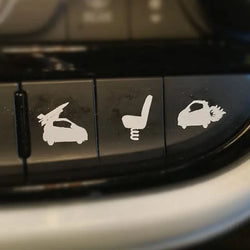 Choose Cartoon Car Sticker And Truck Vehicle White Blank Buttons The Car Interior  Decoration Die Cutting  Vinyl Decals (ONLINE ORDER ONLY)