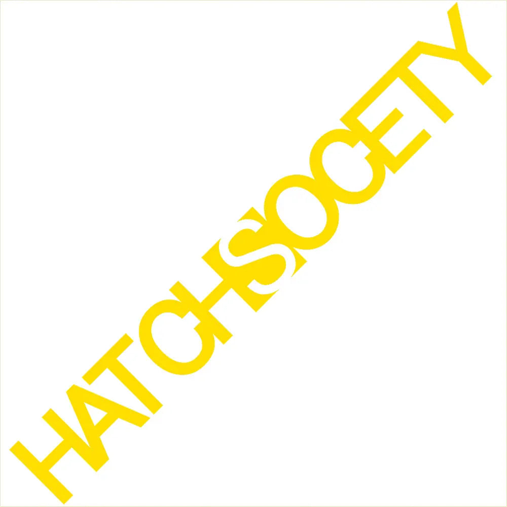 Hatch Society Car Stickers Windshield Banner JDM Graphics Fits Low Stance Decoration Sticker Die Cutting Vinyl Decals (ONLINE ORDER ONLY)