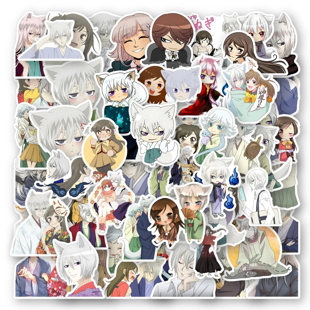Anime Kamisama Kiss Stickers Set - Cute Character Decals for Laptop, Phone, Suitcase, Fridge (ONLINE ORDER ONLY)