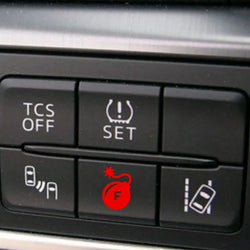 1.5Cm Funny Nuclear Bom Car Stickers Decorate Your car's Interior Buttons Sticker  Grind Gears Ejection Seat Fighter Jet Decals (ONLINE ORDER ONLY)