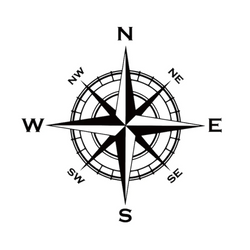 Nautical Compass Car Stickers Outdoor Personality Styling Decoration Laptop Sticker Reflective Rear End Glass Vinyl Decals (ONLINE ORDER ONLY)