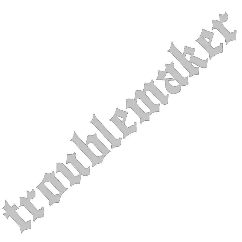 Unforgiven Window Car Sticker JDM Drift Stance Anime Motivation Dream Build Escape After The File Glass Decoration Vinyl Decals (ONLINE ORDER ONLY)
