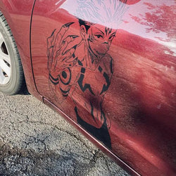 Anime Large Stickers For Car Sticker Handsome Boy Window Body Hood Decoration Die Cutting Waterproof Prevent PVC Vinyl Decals (ONLINE ORDER ONLY)