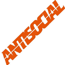 Antisocial Car Sticker Windshield Banner Night Run JDM Sport Competition Style Waterproof Sunscreen Decorative Vinyl Decals (ONLINE ORDER ONLY)