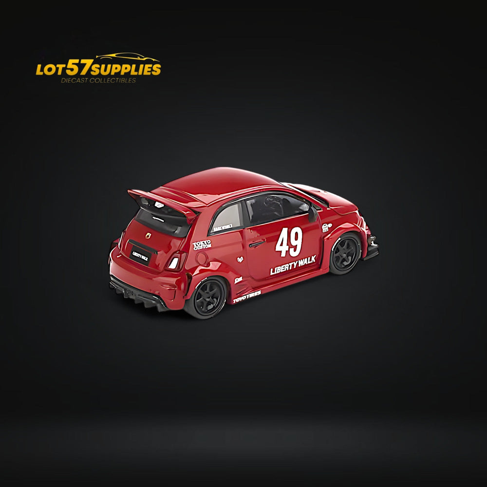 (Pre-Order) Mini-GT LB-WORKS x Abas Works ABARTH 595 Red 1:64 MGT00963 (ONLINE ORDER ONLY)