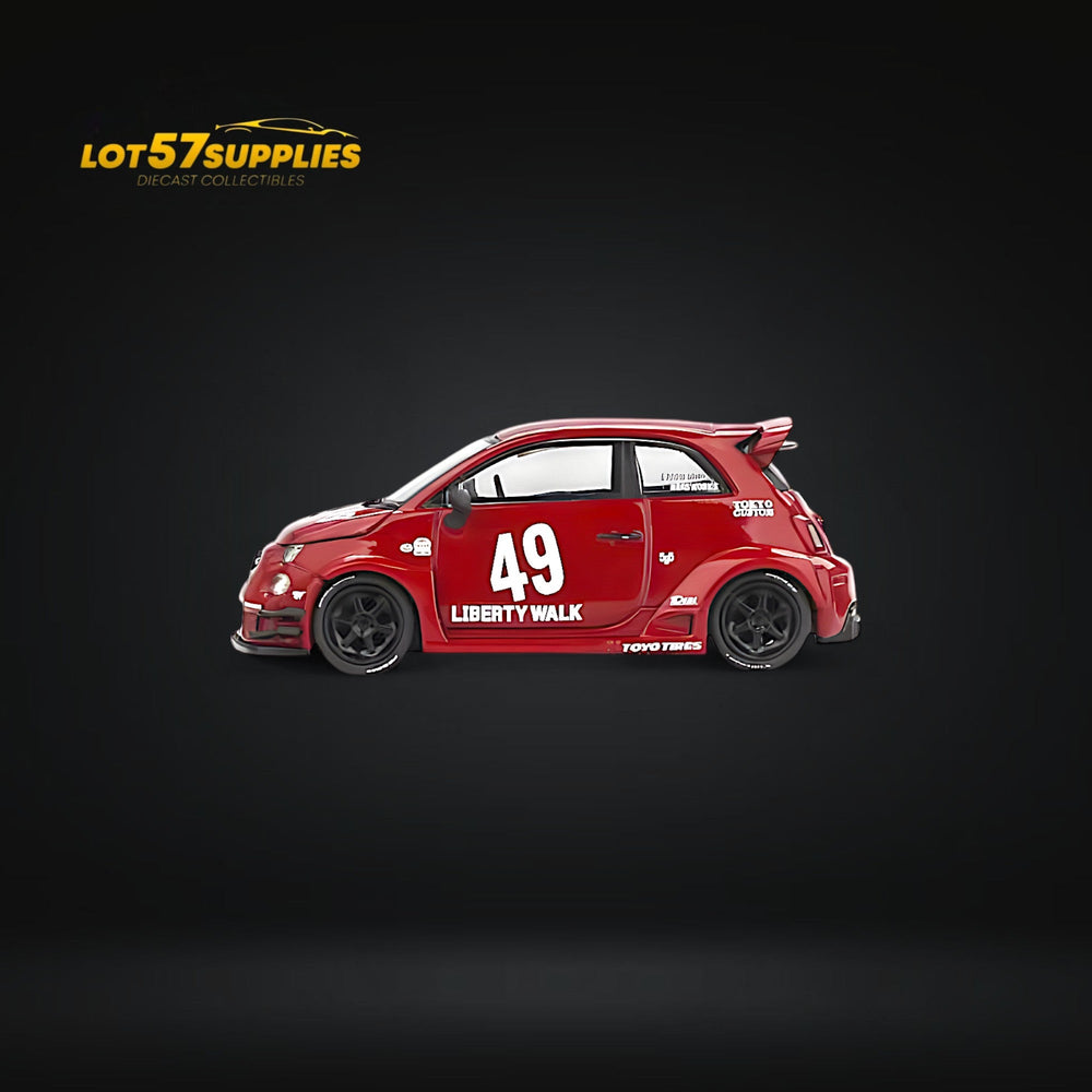 (Pre-Order) Mini-GT LB-WORKS x Abas Works ABARTH 595 Red 1:64 MGT00963 (ONLINE ORDER ONLY)