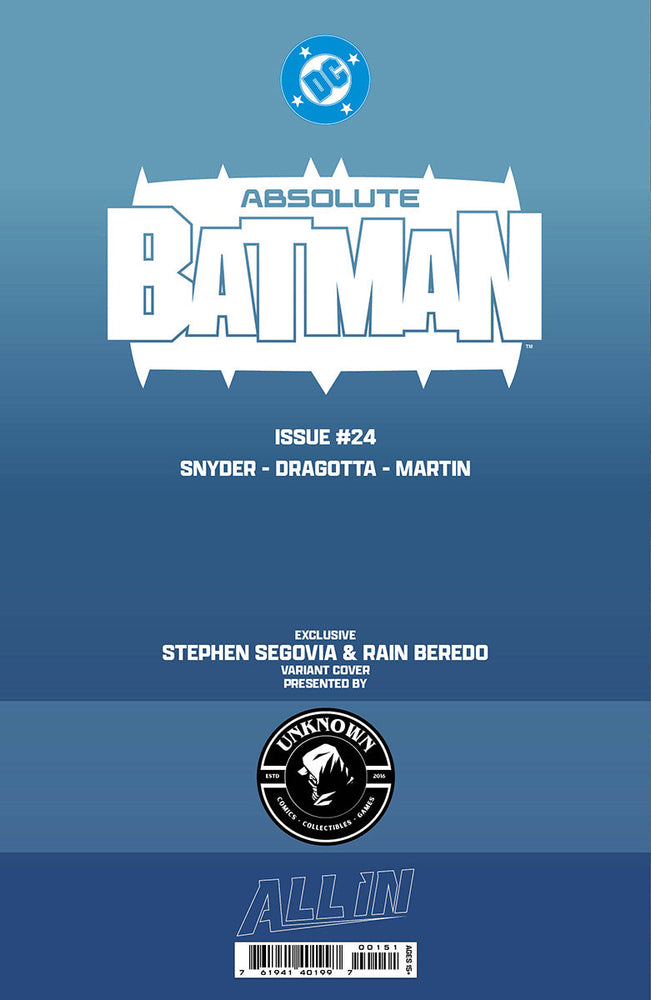 [FOIL] ABSOLUTE BATMAN #24 STEPHEN SEGOVIA EXCLUSIVE VIRGIN VAR (09/23/2026)