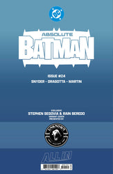 [FOIL] ABSOLUTE BATMAN #24 STEPHEN SEGOVIA EXCLUSIVE VIRGIN VAR (09/23/2026)