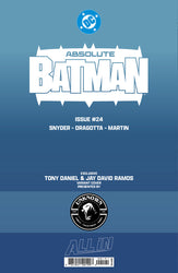 [FOIL] ABSOLUTE BATMAN #24 TONY DANIEL EXCLUSIVE VIRGIN VAR (09/23/2026)
