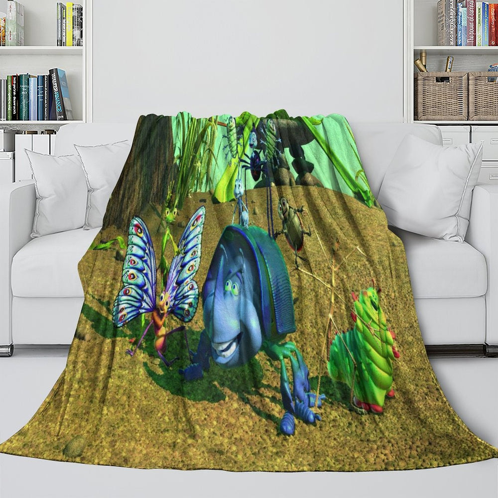 A Bug's Life Blanket Flannel Fleece Throw Room Decoration (Online Order Only)