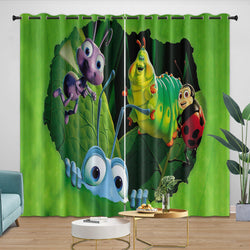 A Bug's Life Curtains Blackout Window Drapes Room Decoration (Online Order Only)