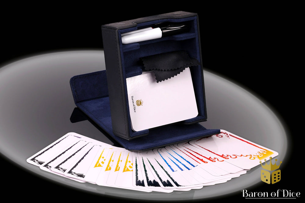 TCG Token Box Set | Magnetic Storage Box | TCG Dry Erase Cards 60ct