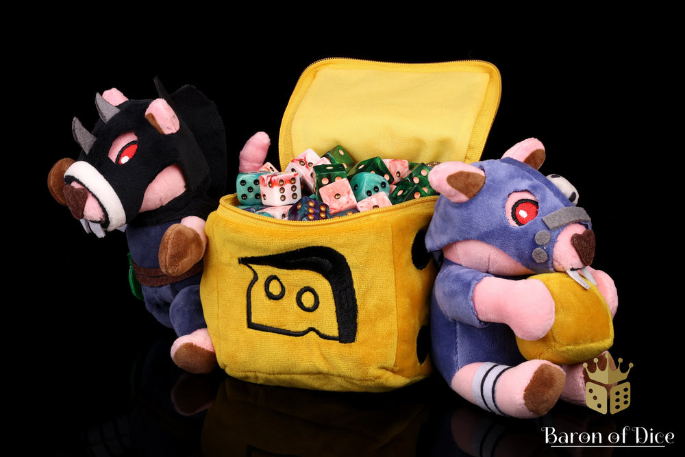 Cheese Thieves | Plushie Dice Bag (ONLINE ORDER ONLY)