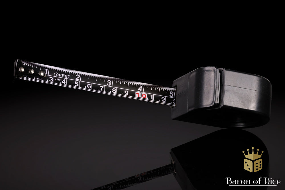 Wargaming Tape Measure | Baron's Coin��� Compatible | Infinity: Ariadna (ONLINE ORDER ONLY)