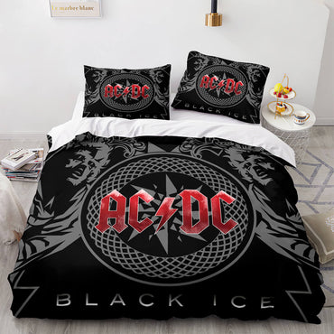 AC DC Cosplay 3 Piece Bedding Set Quilt Covers Without Filler (Online Order Only)