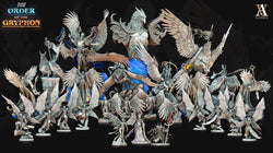 3D Printed Archvillain Games Aratiel the Golden Astral Court Order of the Gryphon 28 32mm D&D (Online Only)