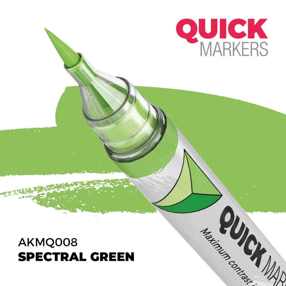 AK Interactive Markers: Quick Markers - Spectral Green