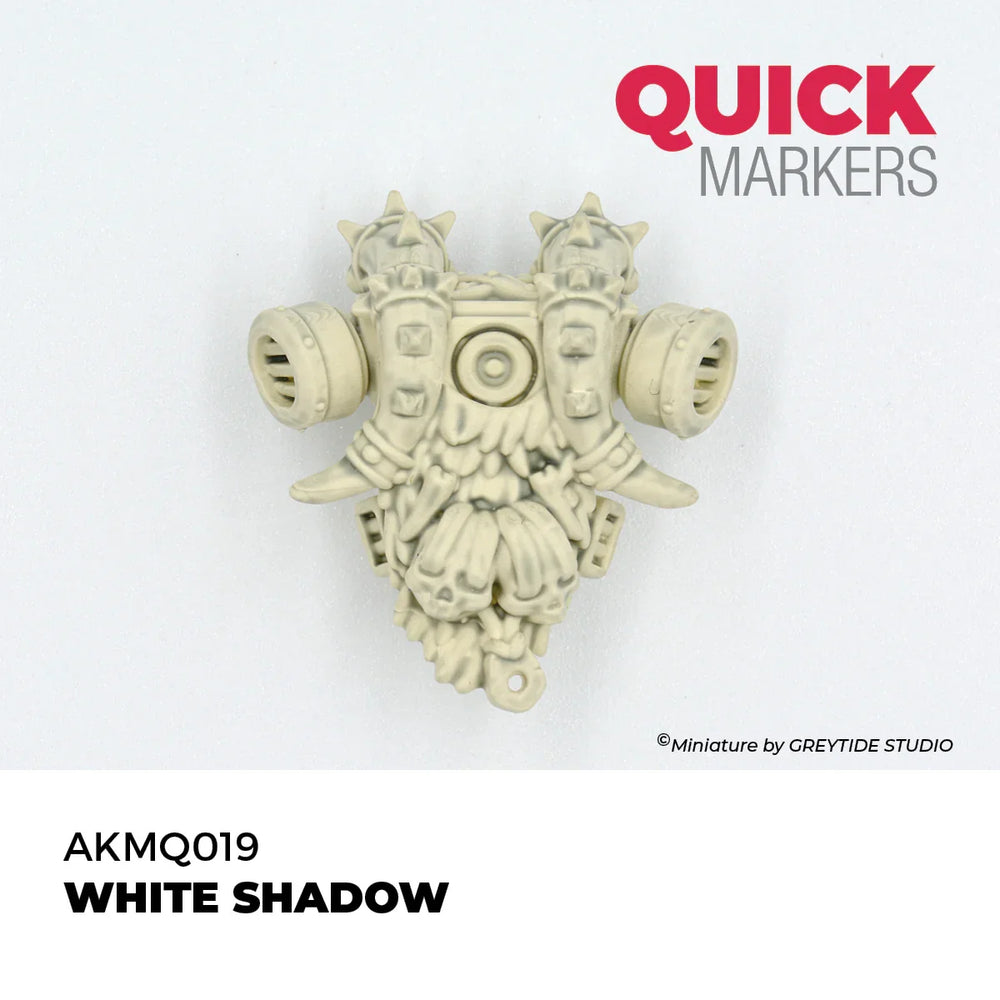 AK Interactive Markers: Quick Markers - White Shadow