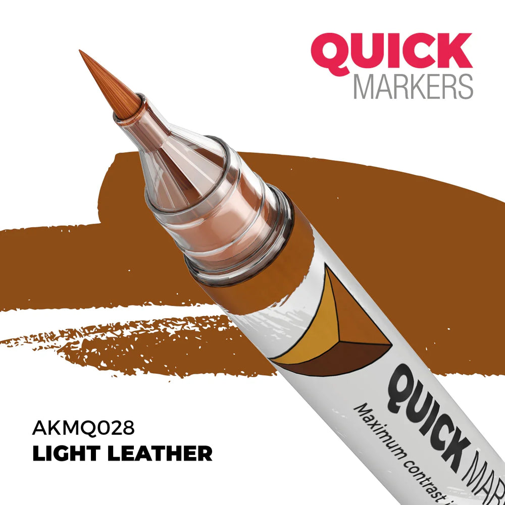 AK Interactive Markers: Quick Markers - Light Leather