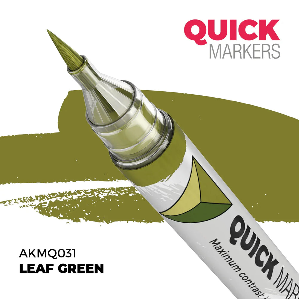AK Interactive Markers: Quick Markers - Leaf Green