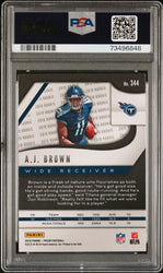 Graded 2019 Panini Prizm AJ Brown #344 Rookie RC Football Card PSA 9 Mint (ONLINE ORDER ONLY)