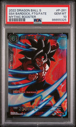 2022 DRAGON BALL SUPER MYTHIC BOOSTER SS4 BARDOCK, FTG/FATE #P-261 - PSA 10 (Online Order Only)