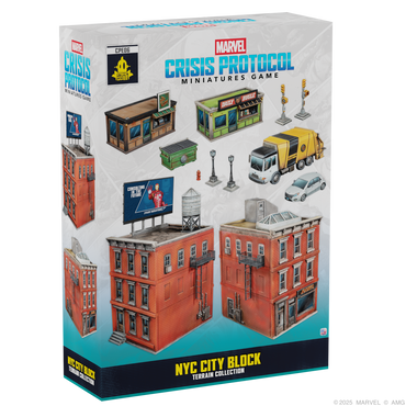 Marvel Crisis Protocol: NYC City Block Terrain Collection (ONLINE ORDER ONLY)