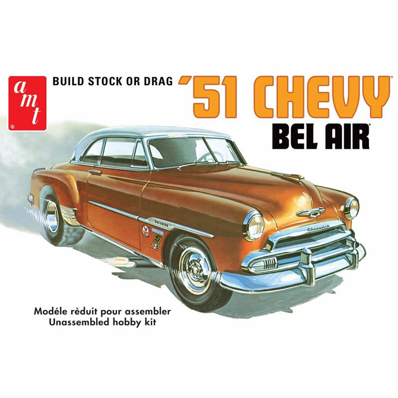 AMT86212 Chevy 1951 Bel Air 1/25 Scale Plastic Model Kit AMT (ONLINE ORDER ONLY)