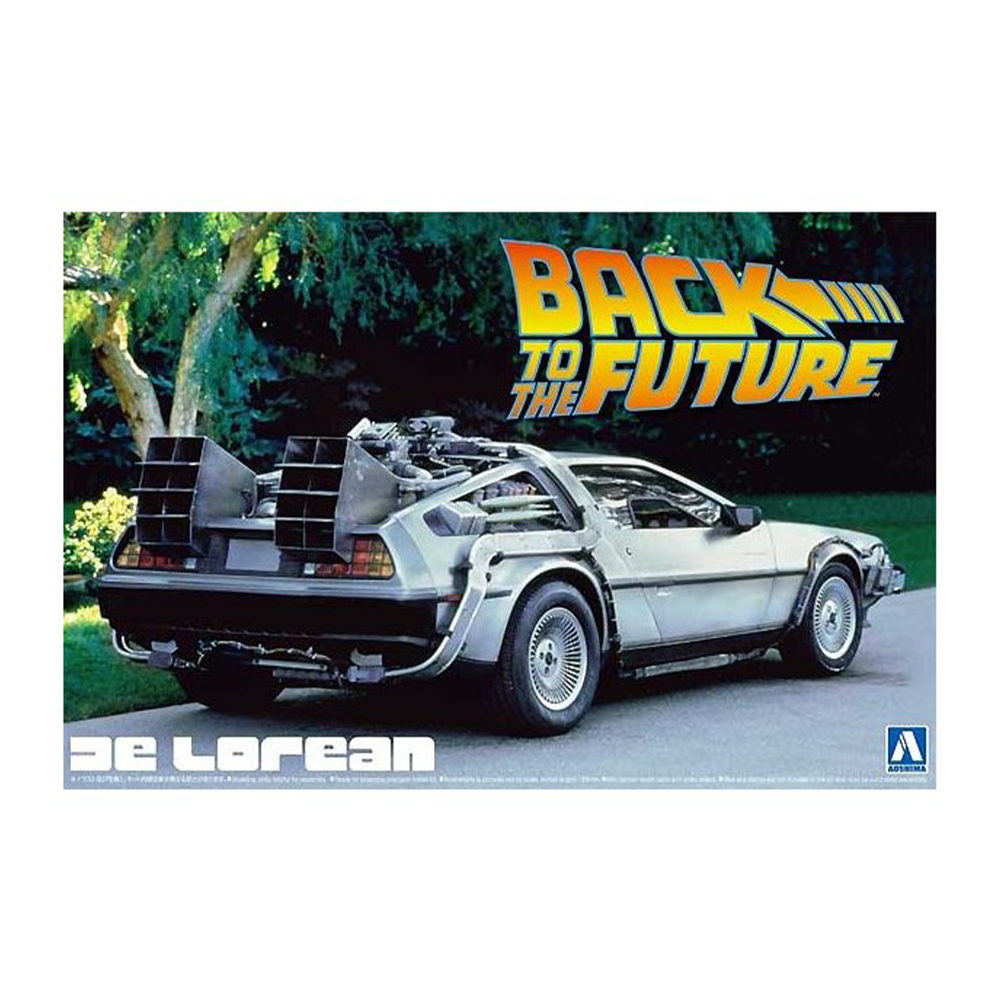 Aoshima: Back to the Future Part I DeLorean 1/24 Scale Model Kit #BT-01 (ONLINE ORDER ONLY)