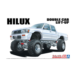 Aoshima: 1/24 LN107 HILUX Pickup Double Cab Lift-Up '94 (Toyota) Scale Model Kit #05 (ONLINE ORDER ONLY)