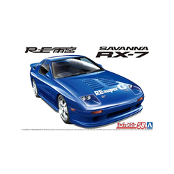Aoshima: 1/24 Re Amemiya FC3S RX-7 '89 (Mazda) Scale Model Kit #58 (ONLINE ORDER ONLY)